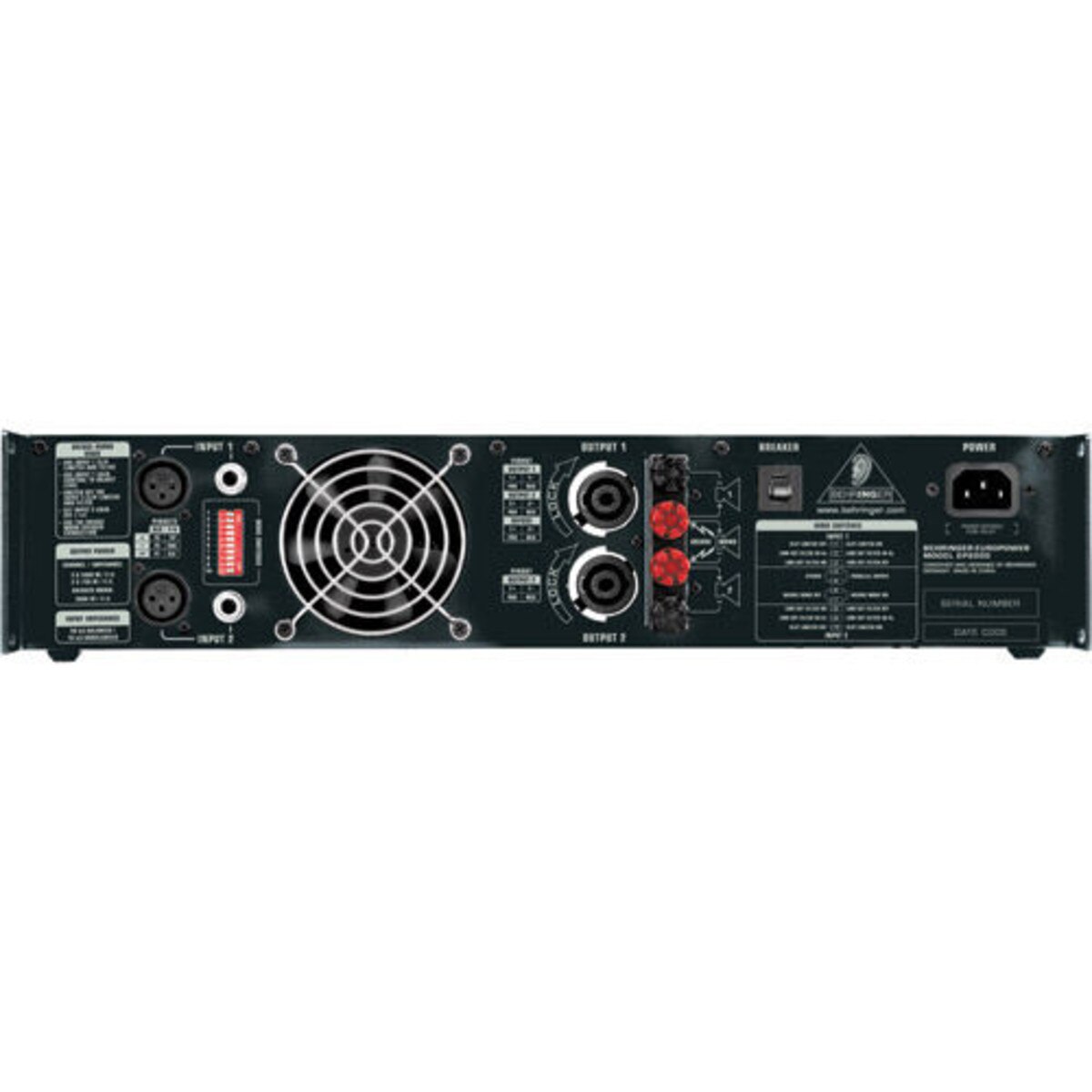 Behringer EP4000 Europower Power Amplifier 2 x 1400W